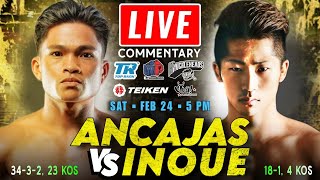 🔴LIVE Jerwin Ancajas vs Takuma Inoue Full Fight Commentary WBA World Bantamweight Championship [upl. by Htebsle]