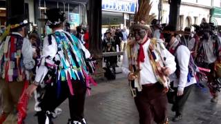 Alvechurch Morris dance quotClee Hillquot at Ledbury 2017 [upl. by Kolivas]