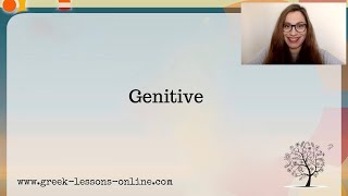 Greek Online Lessons  Α2  Genitive [upl. by Anaz]