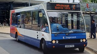 Stagecoach South East 47678 GN58 PXD leaving Ashford International on an A to Singleton [upl. by Alistair419]