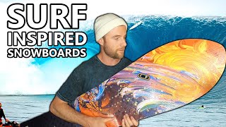 What Is A Surf Inspired Snowboard [upl. by Aeirdna]