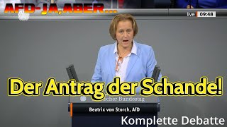 Der Antrag der Schande  komplette Debatte 😡 0511 quotNie wieder ist jetztquot [upl. by Eyeleen]