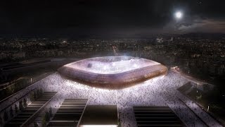 Fiorentina unveil new stadium plans  Fiorentina Nuovo Stadio [upl. by Tnek]