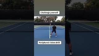 Peripheral Vision Drill with Coach Dabul coachdabul tennis tenniscoach tennisplayer [upl. by Welsh598]