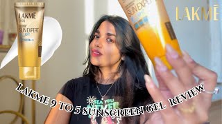 LAKMÉ Sun Expert SPF 50 PA Ultra Matte Gel Sunscreen for All Skin types  Lakme Sunscreen Review [upl. by Siroved]