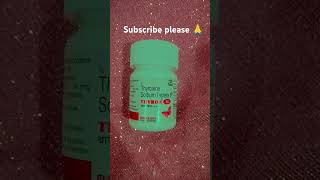 Thyroxine sodium tablete IP 50 mcg use in hindi  subscribe  viral short video [upl. by Aicarg]