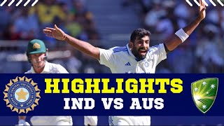 IND Vs AUS Highlights  India vs Australia 1st Test Day 2 Full Match Highlights  IND Vs AUS [upl. by Snodgrass]