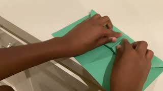 How to make an arrowhead paper airplane [upl. by Aral]