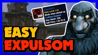 WOW How to get Expulsom Tutorial TSM Trade skill master GOLD MAKING [upl. by Semajwerdna605]