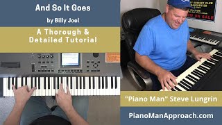 And So It Goes Billy Joel Free Tutorial [upl. by Darrick]