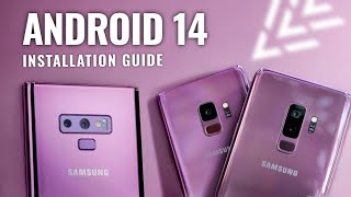 Convert Your Galaxy S9  S9 Plus  Note 9 into Samsung Galaxy S24 with Android 14  Full Guide [upl. by Alyda]