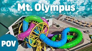 Mt Olympus Water Park Wisconsin Dells  Water Slides 2024 POV [upl. by Minsk424]