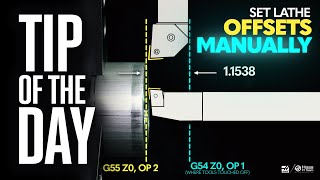 Set Your Lathe Offsets Manually  Haas Automation Tip of the Day [upl. by Camarata]