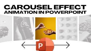 How to Create Carousel Effect Animation in PowerPoint using Morph Transition  StepbyStep Tutorial [upl. by Xylon]