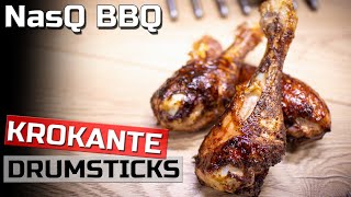 Krokante drumsticks van de barbecue  Hoe krijg je de lekkerste kippenpootjes [upl. by Nagad107]