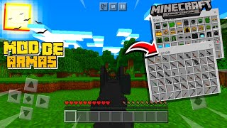 🦊COMO TER MOD DE ARMAS PARA O MINECRAFT PE🦊 Kit medico colete e muito mais [upl. by Leiuqeze784]