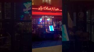 Le Chat Noir restaurant Montmartre Paris [upl. by Cedell385]