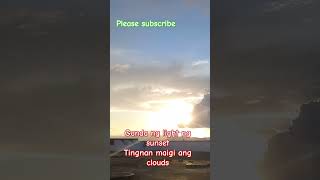 Ganda ng light ng sunset subscribe sunset views shortvideo ormoccity rooftop fyp [upl. by Hseham228]