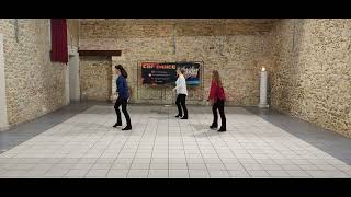 AA Line Dance DEMO amp TEACH [upl. by Ahsino]