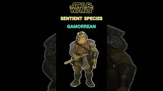 Star Wars Sentient Species Gamorrean starwars shorts starwarsfacts [upl. by Perreault594]