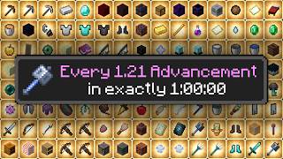 Minecraft 121 All Advancements TAS [upl. by Trautman]