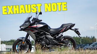 2022 KAWASAKI VERSYS 650  EXHAUST SOUND  RIDING SOUND [upl. by Ellehcen]