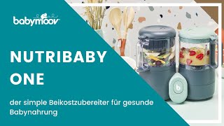 Nutribaby One  der simple Beikostzubereiter für gesunde Babynahrung [upl. by Yaeger]