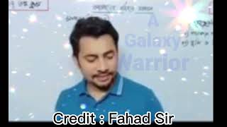 Fahad Sir funny moment  Funny moment of Fahad Sir Amader School Fahads Tutorial Fahad Sir [upl. by Adamec301]