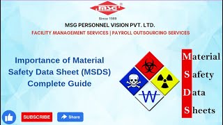 How to prepare MSDS  16 Section of MSDS  Material safety data sheet  MSDS All section covered [upl. by Klusek]