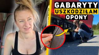 GABARYTY Uszkodziłam opony OVERSIZE TRANSPORT Damaged tires [upl. by Yelahs406]