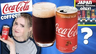 CocaCola Coffee in Japan Taste Test [upl. by Debor647]