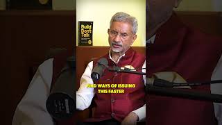 Dr S Jaishankar On US Visa Issue Raj Shamani Shorts chaiandchat [upl. by Eellac103]