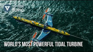 Orbital Marine Power  World’s Most Powerful Tidal Turbine  Ocean Wave Energy Converter ▶ 1 [upl. by Cline78]