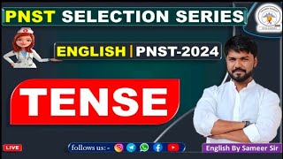 PNST amp GNMTST 2024  ENGLISH L1 TENSEBY SAMEER SIR [upl. by Atalanta]