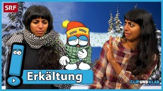 Wie erkälten wir uns  Clip und klar  SRF Kids – Kindervideos [upl. by Colvert]