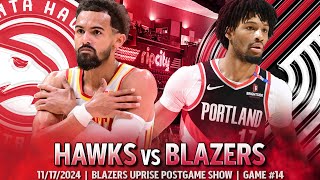 Sharpe Leads Blazers to 3rd Straight Win  Blazers vs Hawks Recap  Highlights  Postgame [upl. by Chastity838]