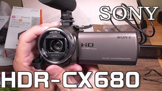 ビデオカメラSONY HDRCX680買ってみた！開封動画。 [upl. by Enihpesoj]