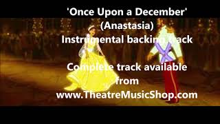 Once Upon a December Anastasia Instrumental backing track [upl. by Oys]