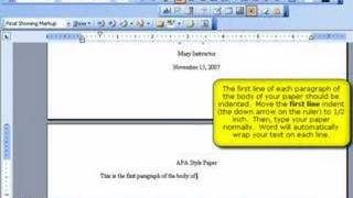 Formatting a Research Paper in APA Style [upl. by Tandi]