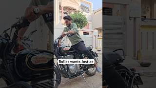 Bullet wants Justice🤣🤣🤣bullet motorcycle bike bikelovers biker sarcasm humour funny [upl. by Idmann385]