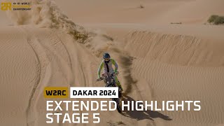 Extended Highlights  Stage 5  Dakar 2024  W2RC [upl. by Nnaacissej]