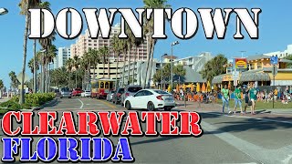 Clearwater  Florida  4K Downtown Drive [upl. by Yelsnia214]