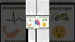 Chronotrope fréquence  dromotrope conduction  inotrope contraction  bathmotrope excitabilité [upl. by Ahseenat584]