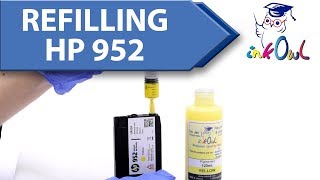 How to refill HP 952 953 954 955 956XL Ink Cartridges [upl. by Urbas]