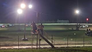 AJ Hunsinger NYPenn IMCA Modified Series  The Hill Speedway Feature 83024 [upl. by Annawat]