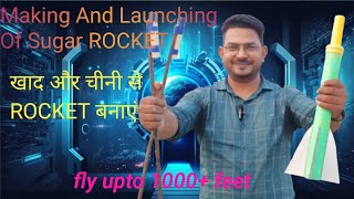 I Built a Rocket Powered by Sugar  powerful rocket engine [upl. by Niboc]