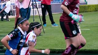 Querétaro  Chivas El Debut de las Campeonas en el Clausura 2018 [upl. by Zielsdorf]