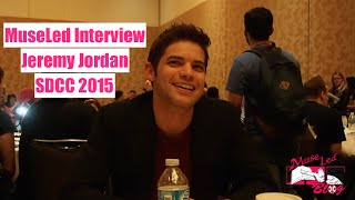 Jeremy Jordan talks quotSupergirlquot at SDCC 2015 [upl. by Sawyere]