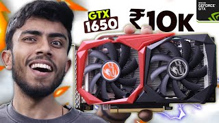 Cheapest Nvidia Graphic Card For Extreme Gaming 🤩 GTX 1650 PERFECT GPU ⚡️ Normal PC into Gaming PC [upl. by Alahsal]