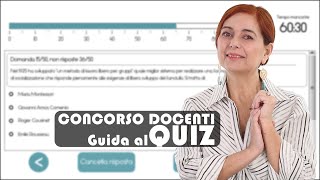 Guida al Quiz del concorso docenti [upl. by Aizirk]